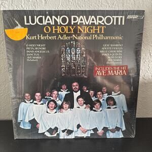 SEALED! LUCIANO PAVAROTTI - O HOLY NIGHT LP US LONDON OS 26473 VINYL ADLER